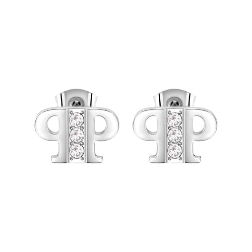 Philipp Plein Damen Ohrringe Ohrstecker Edelstahl Silber PP ELEMENTS PJ4EA02EU