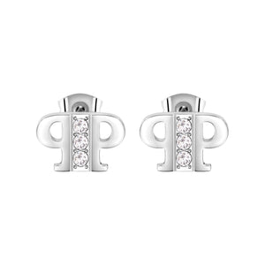Philipp Plein Damen Ohrringe Ohrstecker Edelstahl Silber PP ELEMENTS PJ4EA02EU