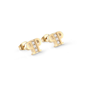 Philipp Plein Damen Ohrringe Ohrstecker Edelstahl IP Gold PP ELEMENTS PJ4EA03EU