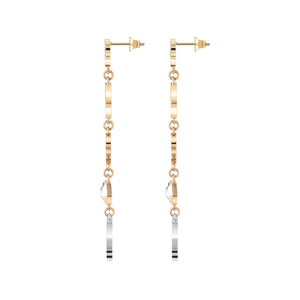 Philipp Plein Damen Ohrringe Ohrhänger Edelstahl IP Gold PP ELEMENTS PJ4EA05EU