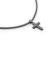 Laden Sie das Bild in den Galerie-Viewer, Philipp Plein Herren Kette Halskette Edelstahl IP Black PLEIN CRUCIFIX PJ5GA04NU