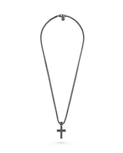Laden Sie das Bild in den Galerie-Viewer, Philipp Plein Herren Kette Halskette Edelstahl IP Black PLEIN CRUCIFIX PJ5GA04NU