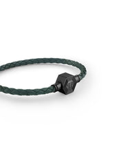 Laden Sie das Bild in den Galerie-Viewer, Philipp Plein Herren Armband Leder Edelstahl IP Gun PLEIN ENIGMA S PJ6GA01BS