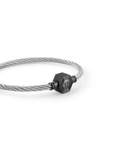 Laden Sie das Bild in den Galerie-Viewer, Philipp Plein Herren Armband Edelstahl IP Gun silber PLEIN ENIGMA S PJ6GA04BS
