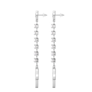Philipp Plein Damen Ohrringe Ohrhänger Edelstahl silber PLEIN VANITY PJ7EA06EU
