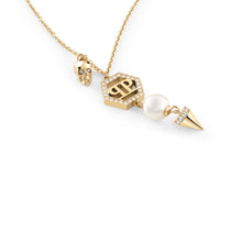Laden Sie das Bild in den Galerie-Viewer, Philipp Plein Damen Kette Halskette Edelstahl IP Gold RHAPSODY PJ8EA05NU
