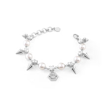 Laden Sie das Bild in den Galerie-Viewer, Philipp Plein Damen Armband Armkette Edelstahl Silber RHAPSODY PJ8EA08BU