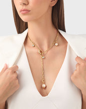 Laden Sie das Bild in den Galerie-Viewer, Philipp Plein Damen Kette Halskette Edelstahl IP Gold RHAPSODY PJ8EA10NU