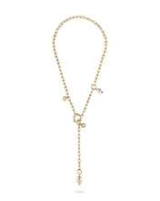 Laden Sie das Bild in den Galerie-Viewer, Philipp Plein Damen Kette Halskette Edelstahl IP Gold RHAPSODY PJ8EA10NU