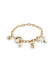 Laden Sie das Bild in den Galerie-Viewer, Philipp Plein Damen Armband Armkette Edelstahl IP Gold RHAPSODY PJ8EA12BU