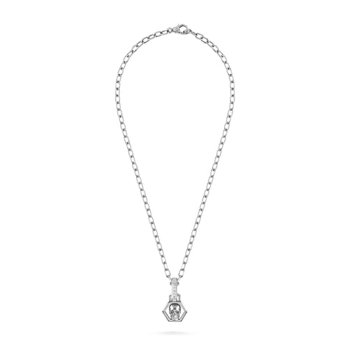 Philipp Plein Herren Kette Halskette Edelstahl Silber PLEIN ICON CHAIN PJ9EA03NU