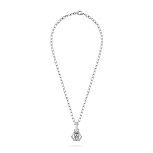 Philipp Plein Herren Kette Halskette Edelstahl Silber PLEIN ICON CHAIN PJ9EA03NU