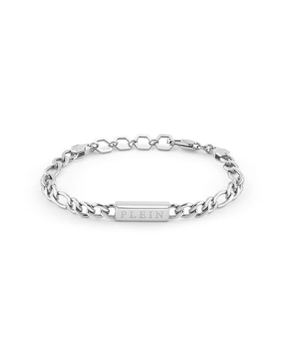 Philipp Plein Herren Armband Armkette Edelstahl silber PLEIN FINE PJ9EA30BU