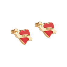 Laden Sie das Bild in den Galerie-Viewer, Philipp Plein Damen Ohrringe Edelstahl IP Gold PLEIN VALENTINE PJFEA02EU