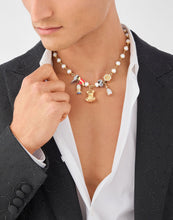 Laden Sie das Bild in den Galerie-Viewer, Philipp Plein Damen Kette Halskette Edelstahl IP Gold PLEIN VALENTINE PJFEA09NU