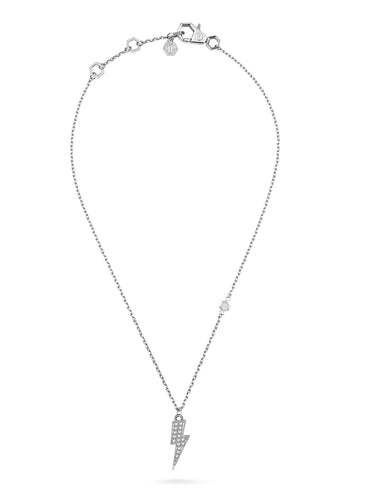 Philipp Plein Damen Kette Halskette Edelstahl silber PLEIN VALENTINE PJFEA17NU