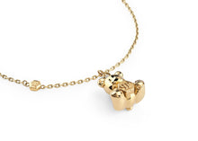 Laden Sie das Bild in den Galerie-Viewer, Philipp Plein Damen Kette Halskette Edelstahl IP Gold PLEIN VALENTINE PJFEA19NU