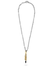 Laden Sie das Bild in den Galerie-Viewer, Philipp Plein Herren Kette Halskette Edelstahl bicolor PLEIN BULLET PJGGA01NU