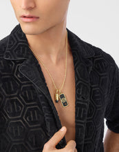 Laden Sie das Bild in den Galerie-Viewer, Philipp Plein Herren Kette Halskette Edelstahl IP Gold PLEIN BULLET PJGGA03NU