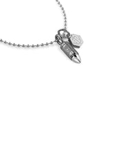 Laden Sie das Bild in den Galerie-Viewer, Philipp Plein Herren Kette Halskette Edelstahl silber PLEIN BULLET PJGGA04NU