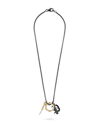 Philipp Plein Herren Kette Halskette Edelstahl IP Gold PLEIN VALENTINE PJHGA02NU