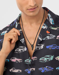 Philipp Plein Herren Kette Halskette Edelstahl schwarz PLEIN VALENTINE PJHGA07NU