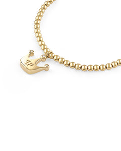 Philipp Plein Damen Armband Armkette Edelstahl IP Gold PLEIN VALENTINE PJHGA09BU