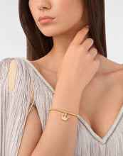 Laden Sie das Bild in den Galerie-Viewer, Philipp Plein Damen Armband Armkette Edelstahl IP Gold PLEIN VALENTINE PJHGA09BU