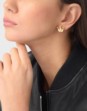 Laden Sie das Bild in den Galerie-Viewer, Philipp Plein Damen Ohrringe Edelstahl IP Gold PLEIN VALENTINE PJHGA11EU