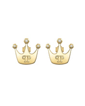 Laden Sie das Bild in den Galerie-Viewer, Philipp Plein Damen Ohrringe Edelstahl IP Gold PLEIN VALENTINE PJHGA11EU