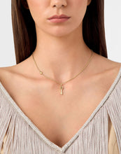 Laden Sie das Bild in den Galerie-Viewer, Philipp Plein Damen Kette Halskette Edelstahl IP Gold PLEIN VALENTINE PJHGA13NU