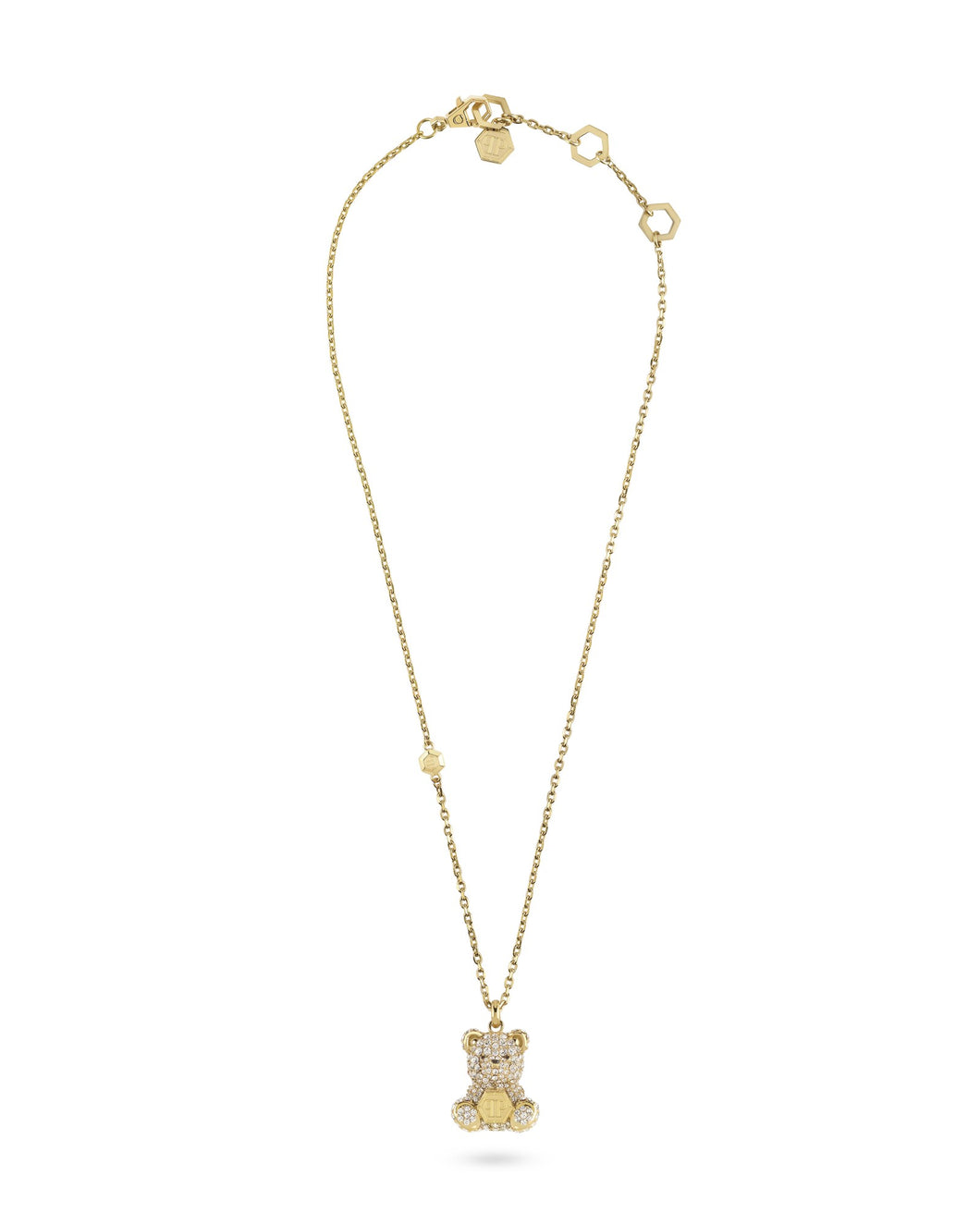 Philipp Plein Damen Kette Halskette Edelstahl IP Gold PLEIN VALENTINE PJHGA15NU