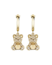 Laden Sie das Bild in den Galerie-Viewer, Philipp Plein Damen Ohrringe Edelstahl IP Gold PLEIN VALENTINE PJHGA17EU