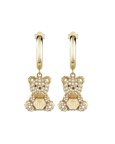 Philipp Plein Damen Ohrringe Edelstahl IP Gold PLEIN VALENTINE PJHGA17EU