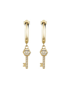 Philipp Plein Damen Ohrringe Edelstahl IP Gold PLEIN VALENTINE PJHGA21EU