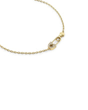 Laden Sie das Bild in den Galerie-Viewer, Philipp Plein Damen Kette Halskette Edelstahl IP Gold PLEIN SAFETY PIN PJKGA07NU