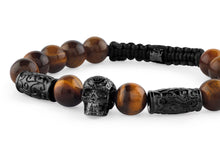 Laden Sie das Bild in den Galerie-Viewer, Philipp Plein Herren Armband Textil Edelstahl IP GUN PLEIN ELITE  PJNEA06BU