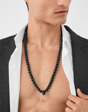 Laden Sie das Bild in den Galerie-Viewer, Philipp Plein Herren Kette Halskette Edelstahl IP Black PLEIN ELITE 80cm PJNEA11NU