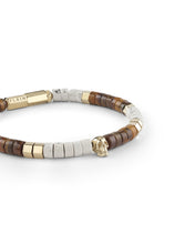 Laden Sie das Bild in den Galerie-Viewer, Philipp Plein Herren Armband Edelstahl Gold PLEIN BEADS PJNEA15BU