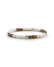 Laden Sie das Bild in den Galerie-Viewer, Philipp Plein Herren Armband Edelstahl Gold PLEIN BEADS PJNEA15BU