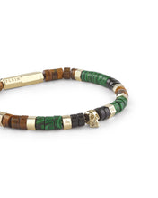 Laden Sie das Bild in den Galerie-Viewer, Philipp Plein Herren Armband Edelstahl Gold PLEIN BEADS PJNEA16BU