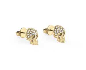 Philipp Plein Unisex Ohrringe Ohrstecker Edelstahl Gold PLEIN ENIGMA PJOEA17EU