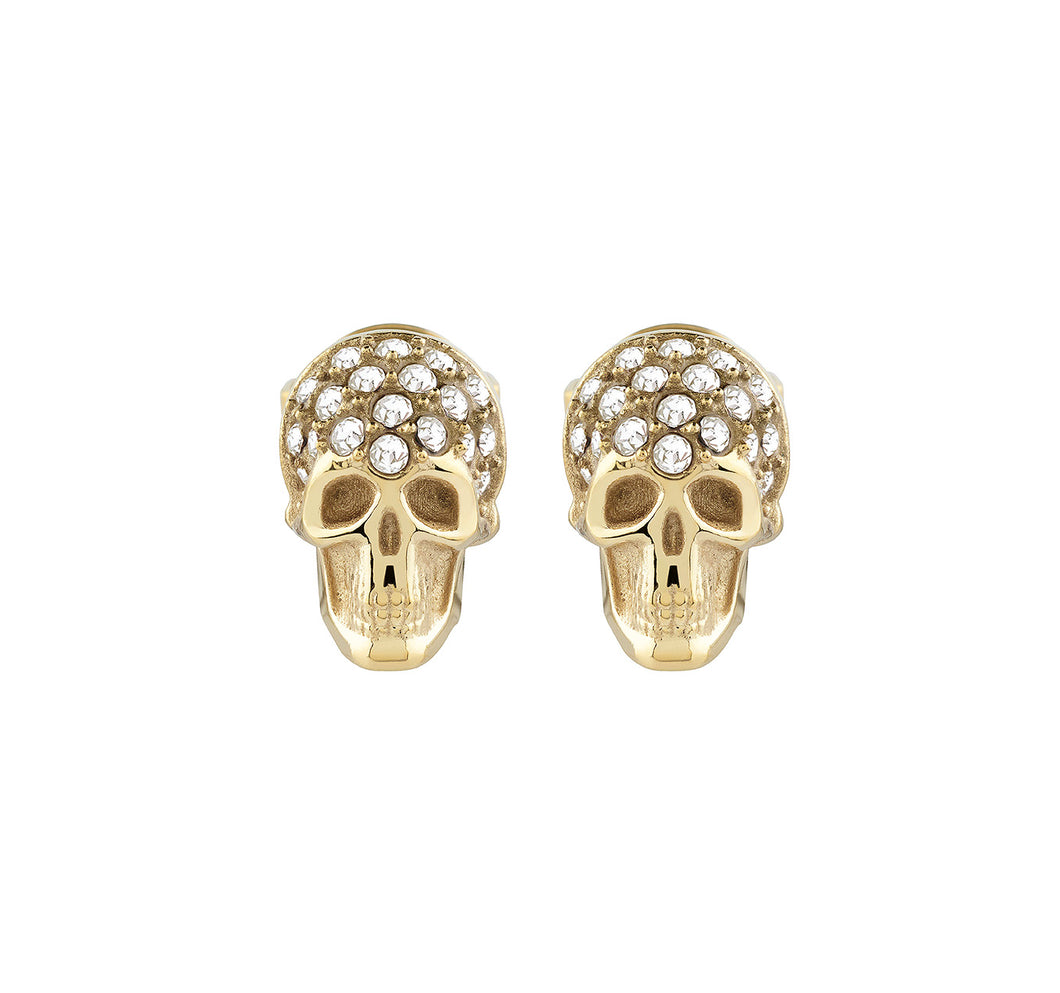 Philipp Plein Unisex Ohrringe Ohrstecker Edelstahl Gold PLEIN ENIGMA PJOEA17EU