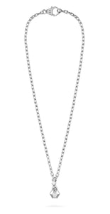 Philipp Plein Herren Kette Halskette Edelstahl silber PLEIN EDGE PJPEA04NU