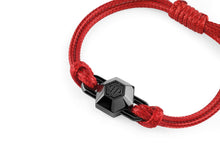 Laden Sie das Bild in den Galerie-Viewer, Philipp Plein Herren Armband Textil Edelstahl silber PLEIN EDGE PJPEA06BU