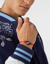 Laden Sie das Bild in den Galerie-Viewer, Philipp Plein Herren Armband Textil Edelstahl silber PLEIN EDGE PJPEA06BU