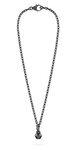 Philipp Plein Herren Kette Halskette Edelstahl IP Gun PLEIN EDGE PJPEA08NU