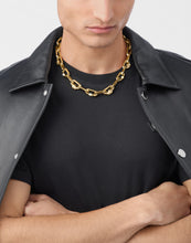 Laden Sie das Bild in den Galerie-Viewer, Philipp Plein Unisex Kette Halskette Edelstahl IP Gold PLEIN EDGE PJPEA16NU