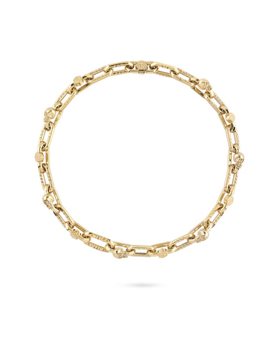 Philipp Plein Unisex Kette Halskette Edelstahl IP Gold PLEIN EDGE PJPEA16NU
