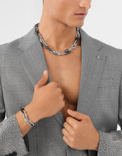 Laden Sie das Bild in den Galerie-Viewer, Philipp Plein Herren Armband Armkette Edelstahl bicolor PLEIN EDGE PJPEA17BL